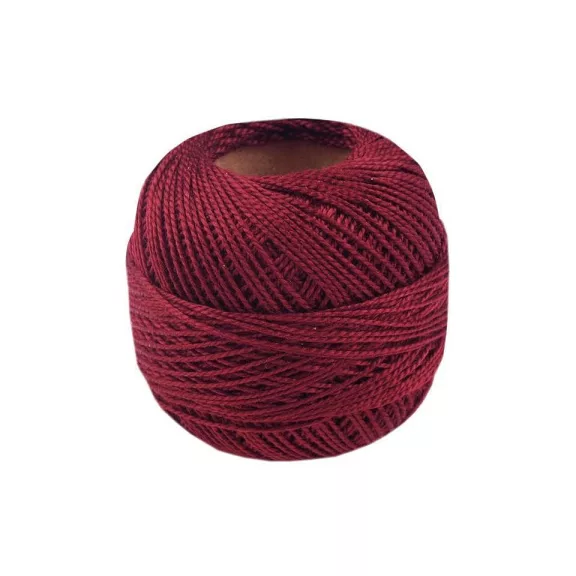 Hímző fonal Perlovka kiegészítő Nitarna Perlé - 3582 Rumba Red (10 db-os csomagolás) Hímző fonal Perlovka kiegészítő Nitarna Perlé - 3582 Rumba Red (10 db-os csomagolás)