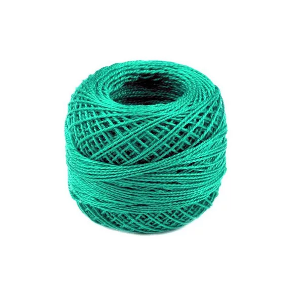 Hímző fonal Perlovka kiegészítő Nitarna Perlé - 6532 green turmaline (10 db-os csomagolás) Hímző fonal Perlovka kiegészítő Nitarna Perlé - 6532 green turmaline (10 db-os csomagolás)