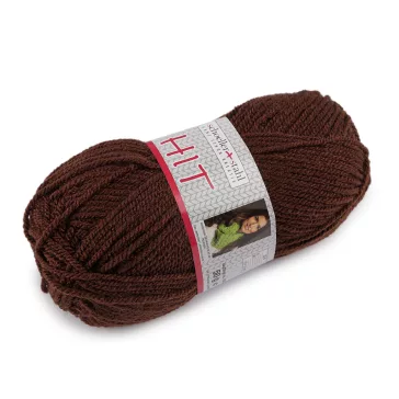   Kötőfonal Hit 50 g - 20 (0017) barnás (1 db-os csomagolás)