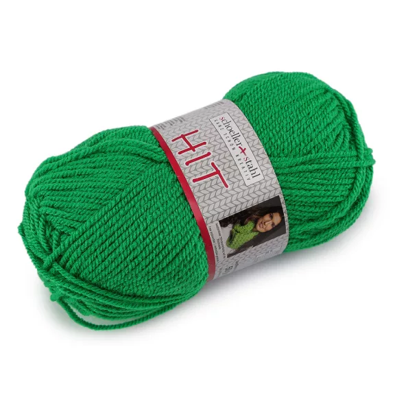 Kötőfonal Hit 50 g - 22 (0005) Vibrant Green (1 db-os csomagolás) Kötőfonal Hit 50 g - 22 (0005) Vibrant Green (1 db-os csomagolás)