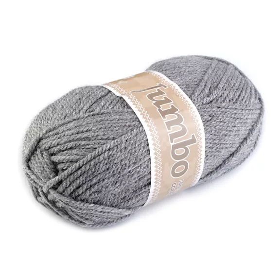 Kötőfonal 100 g Jumbo - 7 (908) szürke (5 db-os csomagolás) Kötőfonal 100 g Jumbo - 7 (908) szürke (5 db-os csomagolás)
