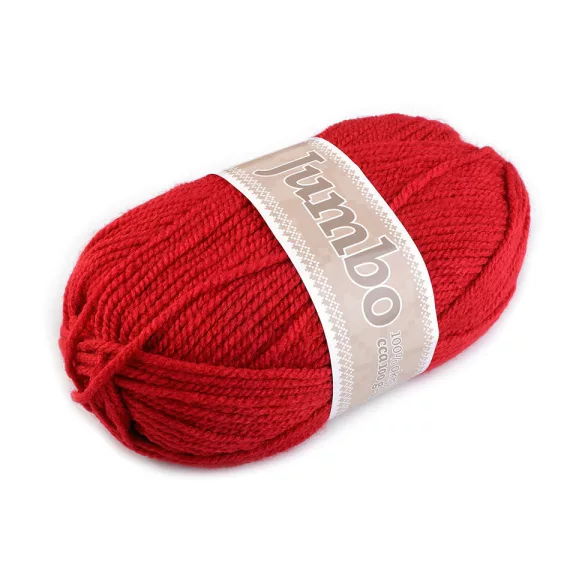 Kötőfonal 100 g Jumbo - 18 (933) piros (5 db-os csomagolás) Kötőfonal 100 g Jumbo - 18 (933) piros (5 db-os csomagolás)