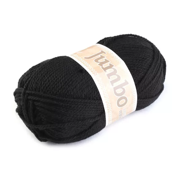 Kötőfonal 100 g Jumbo - 23 (901) fekete (1 db-os csomagolás) Kötőfonal 100 g Jumbo - 23 (901) fekete (1 db-os csomagolás)