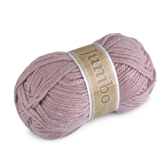 Kötőfonal 100 g Jumbo - 46 (1118) púderrózsaszín (5 db-os csomagolás) Kötőfonal 100 g Jumbo - 46 (1118) púderrózsaszín (5 db-os csomagolás)