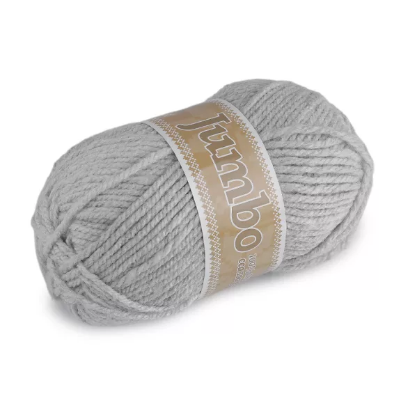 Kötőfonal 100 g Jumbo - 50 (906) világosszürke (5 db-os csomagolás) Kötőfonal 100 g Jumbo - 50 (906) világosszürke (5 db-os csomagolás)