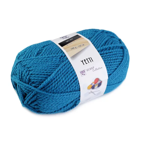 Kötőfonal Yetti 100 g - 14 (54777) türkiszkék (1 db-os csomagolás) Kötőfonal Yetti 100 g - 14 (54777) türkiszkék (1 db-os csomagolás)