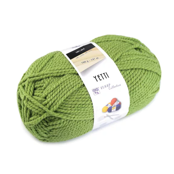 Kötőfonal Yetti 100 g - 19 (52420) sztyepp zöld (1 db-os csomagolás) Kötőfonal Yetti 100 g - 19 (52420) sztyepp zöld (1 db-os csomagolás)