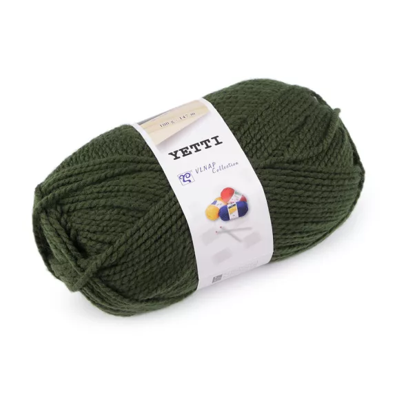 Kötőfonal Yetti 100 g - 25 (55075) vadászzöld (1 db-os csomagolás) Kötőfonal Yetti 100 g - 25 (55075) vadászzöld (1 db-os csomagolás)