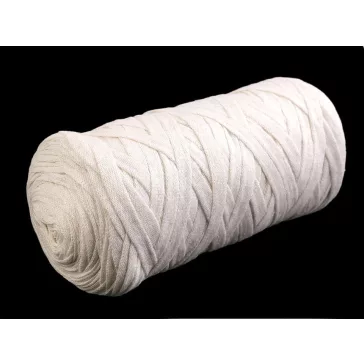   Lapos spaghetti Ribbon 250 g fonal - 29 (752) bézs világos (4 db-os csomagolás)