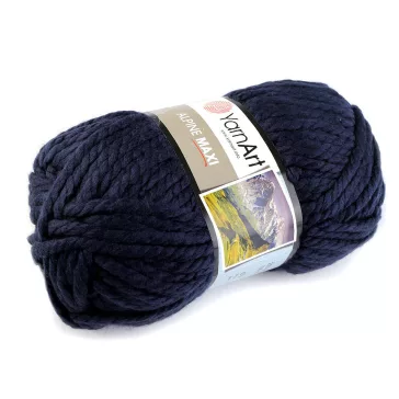   Kötőfonal Alpine maxi 250 g - 9 (674) párizsikék (1 db-os csomagolás)