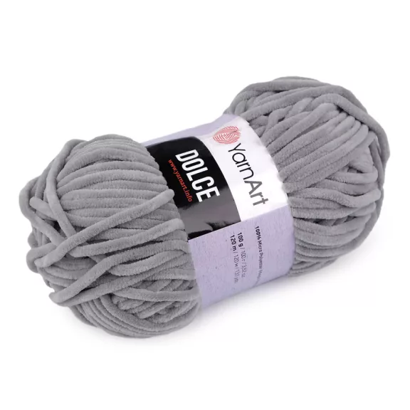 Zsenília kötőfonal Dolce 100 g - 33 (782) vil szürkéskék (1 db-os csomagolás) Zsenília kötőfonal Dolce 100 g - 33 (782) vil szürkéskék (1 db-os csomagolás)