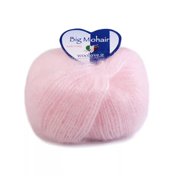 Kötőfonal Big Mohair 25 g - 2 (4) rózsszín legvilágosabb (10 db-os csomagolás) Kötőfonal Big Mohair 25 g - 2 (4) rózsszín legvilágosabb (10 db-os csomagolás)
