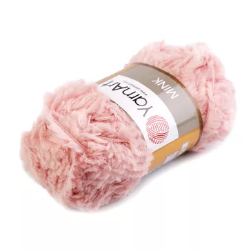   Kötőfonal 50 g Mink - 6 (341) púderrózsaszín (1 db-os csomagolás)