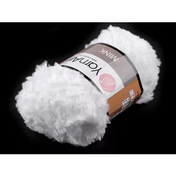   Kötőfonal 50 g Mink - 17 (345) hófehér (1 db-os csomagolás)