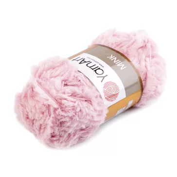   Kötőfonal 50 g Mink - 18 (347) rózsszín legvilágosab (1 db-os csomagolás)