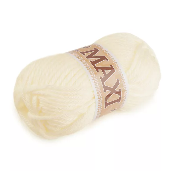 Kötőfonal Jumbo Maxi 100 g-os - 20 (905) krémszín (1 db-os csomagolás) Kötőfonal Jumbo Maxi 100 g-os - 20 (905) krémszín (1 db-os csomagolás)