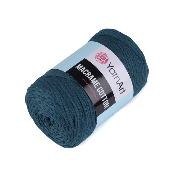 Kötőfonal Macrame Cotton 250 g - 27 (789) olajkék (1 db-os csomagolás) Kötőfonal Macrame Cotton 250 g - 27 (789) olajkék (1 db-os csomagolás)