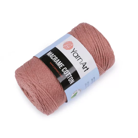 Kötőfonal Macrame Cotton 250 g - 28 (792) rózsaszín söt dunkel (1 db-os csomagolás) Kötőfonal Macrame Cotton 250 g - 28 (792) rózsaszín söt dunkel (1 db-os csomagolás)