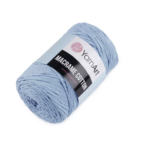 Kötőfonal Macrame Cotton 250 g - 38 (760) világoskék (1 db-os csomagolás) Kötőfonal Macrame Cotton 250 g - 38 (760) világoskék (1 db-os csomagolás)