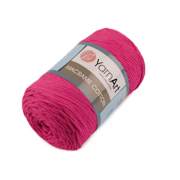 Kötőfonal Macrame Cotton 250 g - 44 (771) vörös fukszia (4 db-os csomagolás) Kötőfonal Macrame Cotton 250 g - 44 (771) vörös fukszia (4 db-os csomagolás)