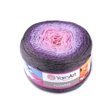   Kötőfonal Flowers 250 g - 3 (276) rózsaszín világos (1 db-os csomagolás)