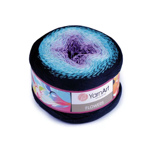 Kötőfonal Flowers 250 g - 12 (254) szürkéskék (2 db-os csomagolás) Kötőfonal Flowers 250 g - 12 (254) szürkéskék (2 db-os csomagolás)