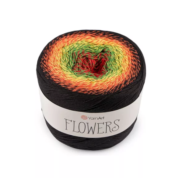 Kötőfonal Flowers 250 g - 22 (267) fekete (1 db-os csomagolás) Kötőfonal Flowers 250 g - 22 (267) fekete (1 db-os csomagolás)