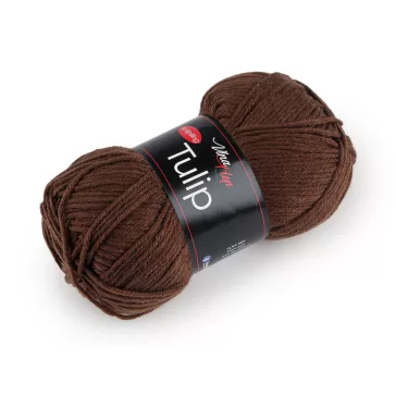   Kötőfonal Tulip 100 g - 32 (41057) barna (1 db-os csomagolás)