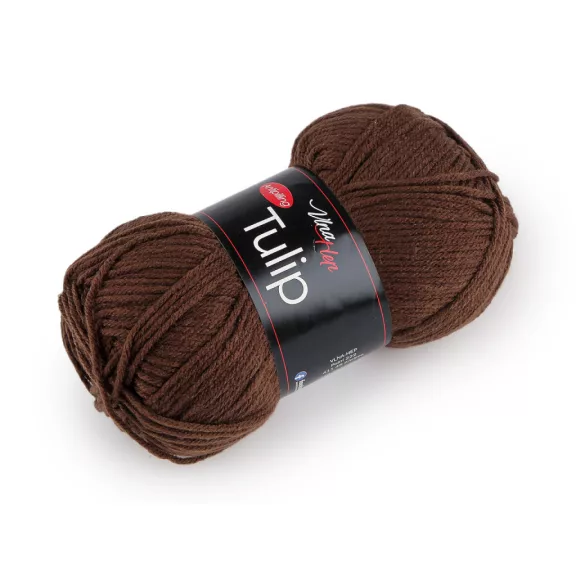 Kötőfonal Tulip 100 g - 32 (41057) barna (1 db-os csomagolás) Kötőfonal Tulip 100 g - 32 (41057) barna (1 db-os csomagolás)