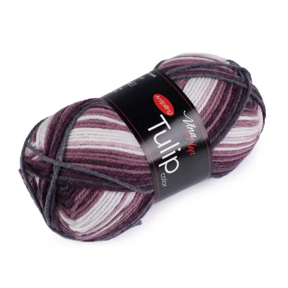 Kötőfonal Tulip color 100 g - 11 (5214) lila (1 db-os csomagolás) Kötőfonal Tulip color 100 g - 11 (5214) lila (1 db-os csomagolás)
