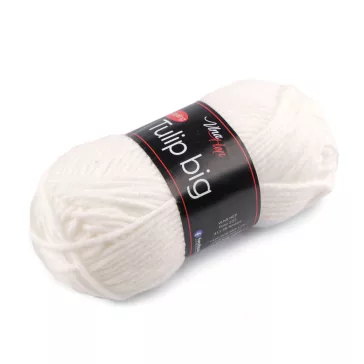   Kötőfonal Tulip big 100 g - 14 (41005) világos krém (1 db-os csomagolás)
