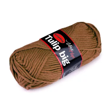   Kötőfonal Tulip big 100 g - 19 (41042) világosbarna (1 db-os csomagolás)