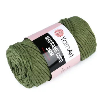   Kötőfonal Macrame Cord 250 g - 5 (787) élénkzöld (1 db-os csomagolás)