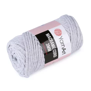   Kötőfonal Macrame Cord 250 g - 6 (756) szürke világos (1 db-os csomagolás)