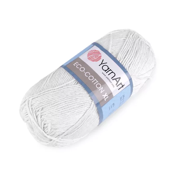 Kötőfonal Eco - cotton XL 200 g - 1 (760) fehér (5 db-os csomagolás) Kötőfonal Eco - cotton XL 200 g - 1 (760) fehér (5 db-os csomagolás)
