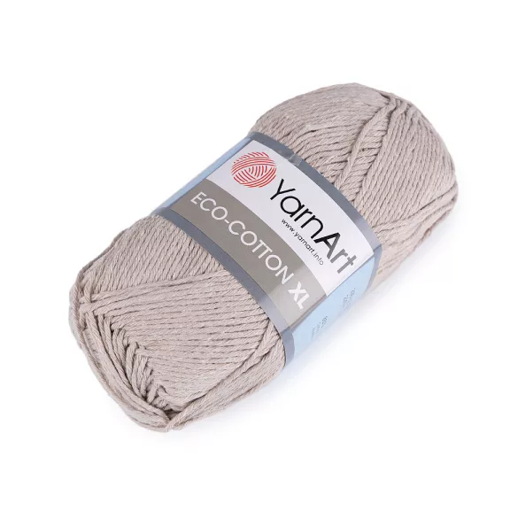 Kötőfonal Eco - cotton XL 200 g - 5 (768) bézs (5 db-os csomagolás) Kötőfonal Eco - cotton XL 200 g - 5 (768) bézs (5 db-os csomagolás)