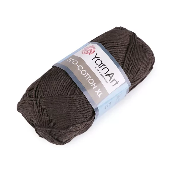 Kötőfonal Eco - cotton XL 200 g - 6 (777) barna (1 db-os csomagolás) Kötőfonal Eco - cotton XL 200 g - 6 (777) barna (1 db-os csomagolás)
