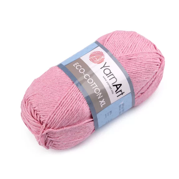 Kötőfonal Eco - cotton XL 200 g - 9 (766) rózsaszín világos (1 db-os csomagolás) Kötőfonal Eco - cotton XL 200 g - 9 (766) rózsaszín világos (1 db-os csomagolás)