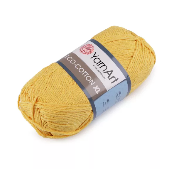Kötőfonal Eco - cotton XL 200 g - 10 (764) söt.sárgásbézs (1 db-os csomagolás) Kötőfonal Eco - cotton XL 200 g - 10 (764) söt.sárgásbézs (1 db-os csomagolás)