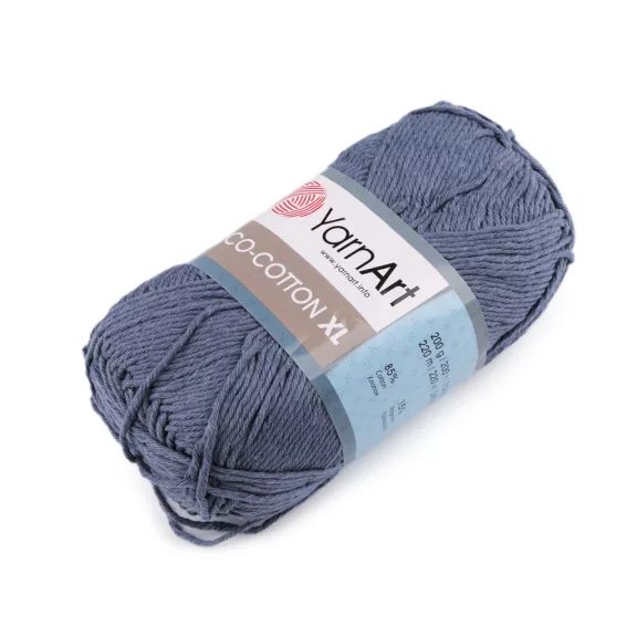 Kötőfonal Eco - cotton XL 200 g - 13 (773/110) jeans szivárvány (1 db-os csomagolás) Kötőfonal Eco - cotton XL 200 g - 13 (773/110) jeans szivárvány (1 db-os csomagolás)