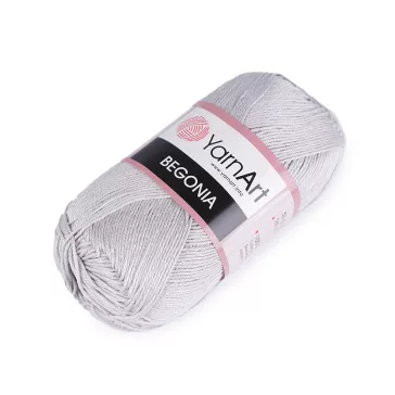   Pamut kötőfonal Begonia 50 g - 11 (4920) világosszürke (1 db-os csomagolás)