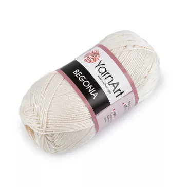   Pamut kötőfonal Begonia 50 g - 26 (6194) világos bézs (1 db-os csomagolás)