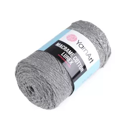 Kötőfonal Macrame Cotton lurex 250 g