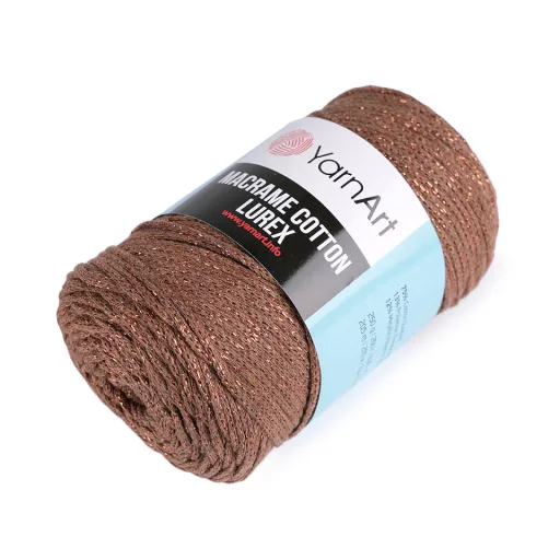 Kötőfonal Macrame Cotton lurex 250 g