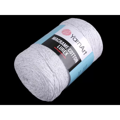 Kötőfonal Macrame Cotton lurex 250 g