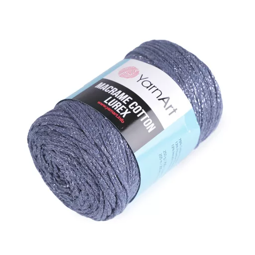 Kötőfonal Macrame Cotton lurex 250 g