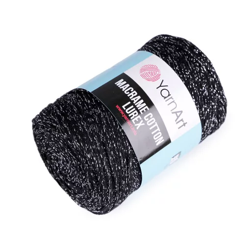 Kötőfonal Macrame Cotton lurex 250 g