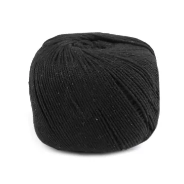   Pamut fonal makramé Ø2-2,5 mm - 10 fekete (1 db-os csomagolás)
