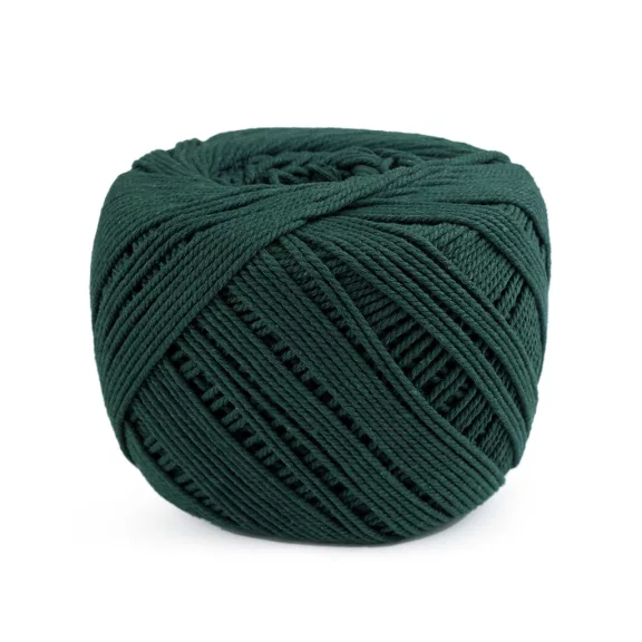 Pamut fonal makramé Ø2-2,5 mm - 14 zöld sötét (3 db-os csomagolás) Pamut fonal makramé Ø2-2,5 mm - 14 zöld sötét (3 db-os csomagolás)