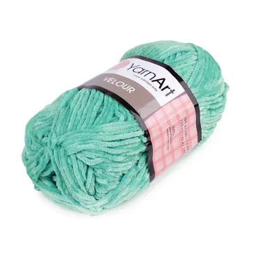   Zsinil kötőfonal Velour 100 g - 9 (864) türkisz (1 db-os csomagolás)